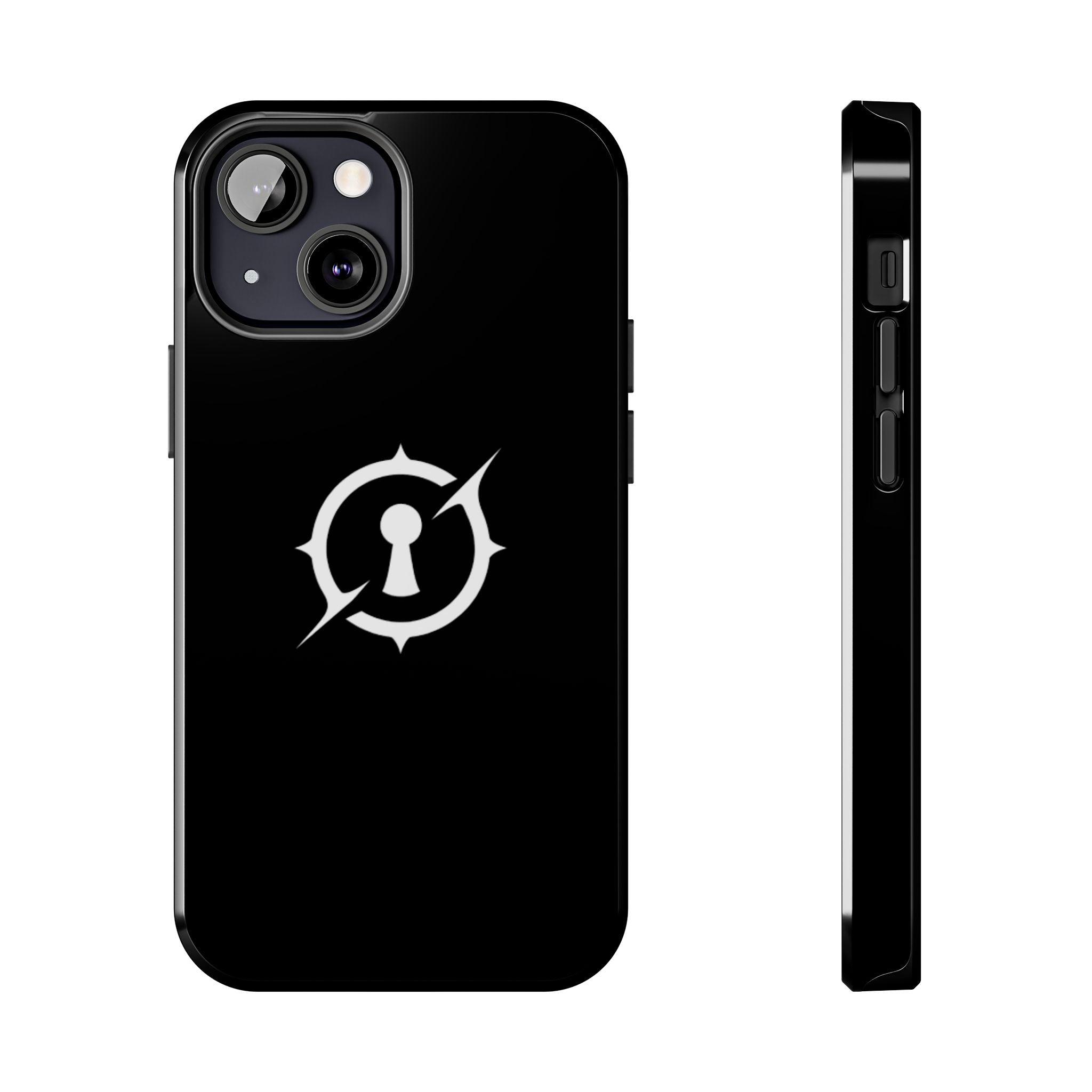 Obsidian Room Keyhole Tough Phone Cases