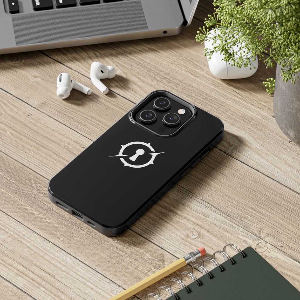 Obsidian Room Keyhole Tough Phone Cases
