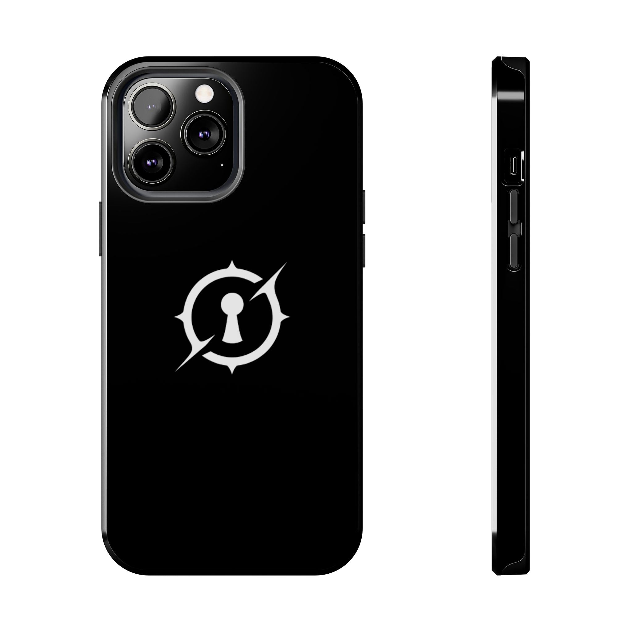 Obsidian Room Keyhole Tough Phone Cases