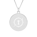 Round Border Photo Pendant
