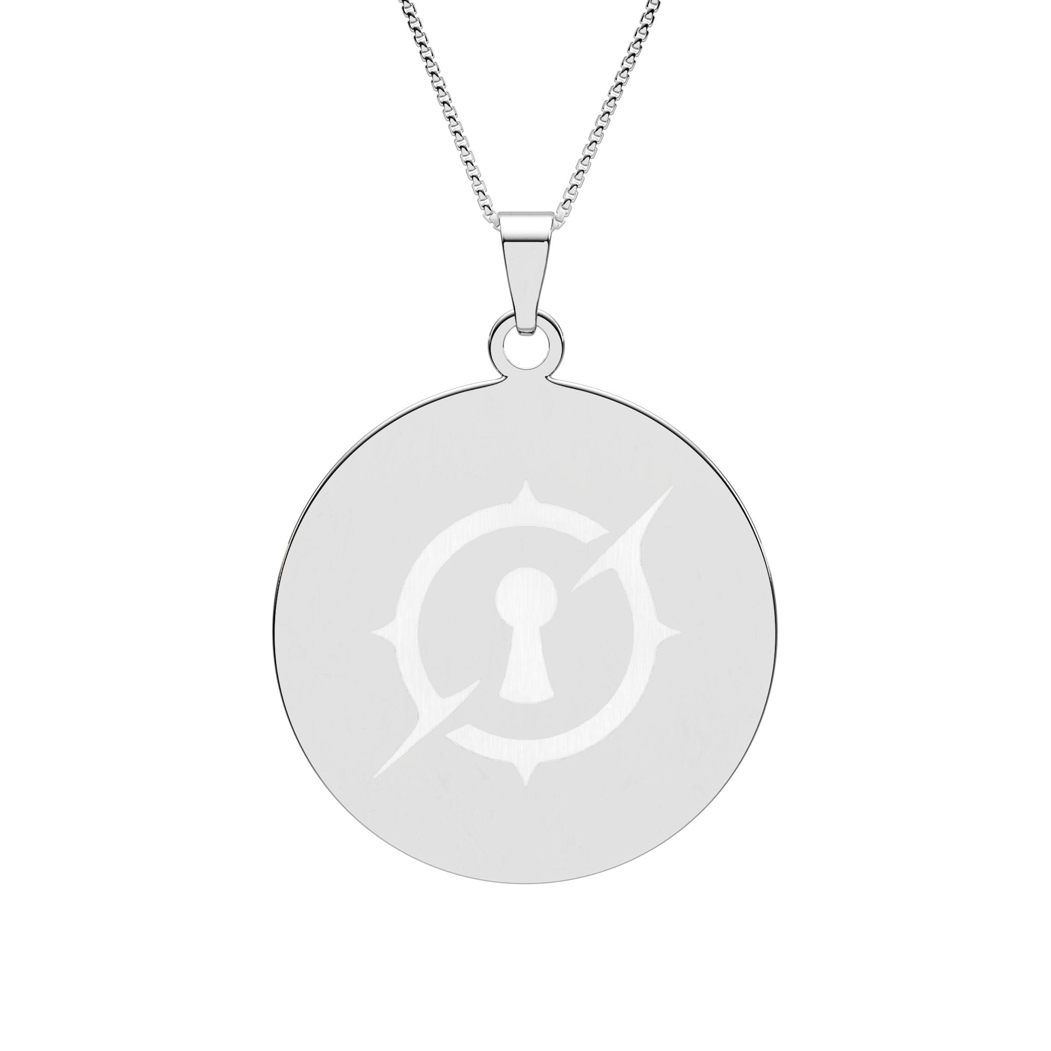 Round Border Photo Pendant