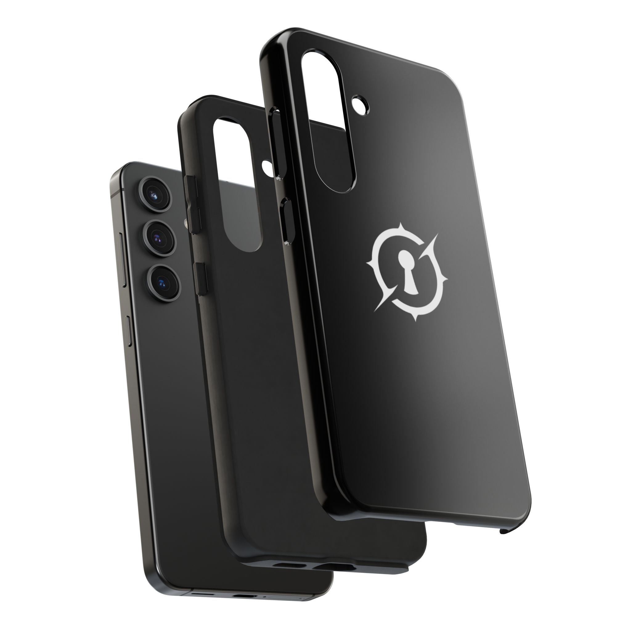 Obsidian Room Keyhole Tough Phone Cases