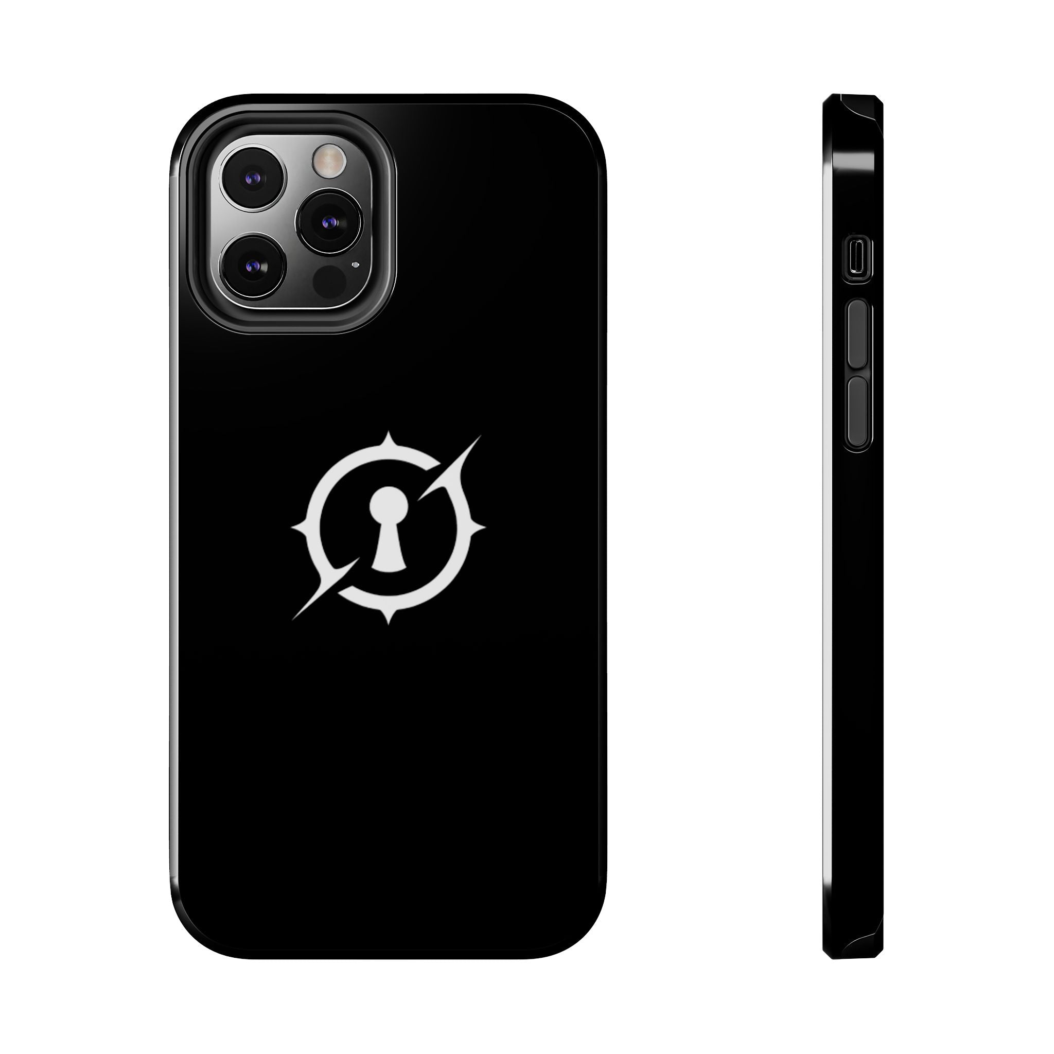 Obsidian Room Keyhole Tough Phone Cases