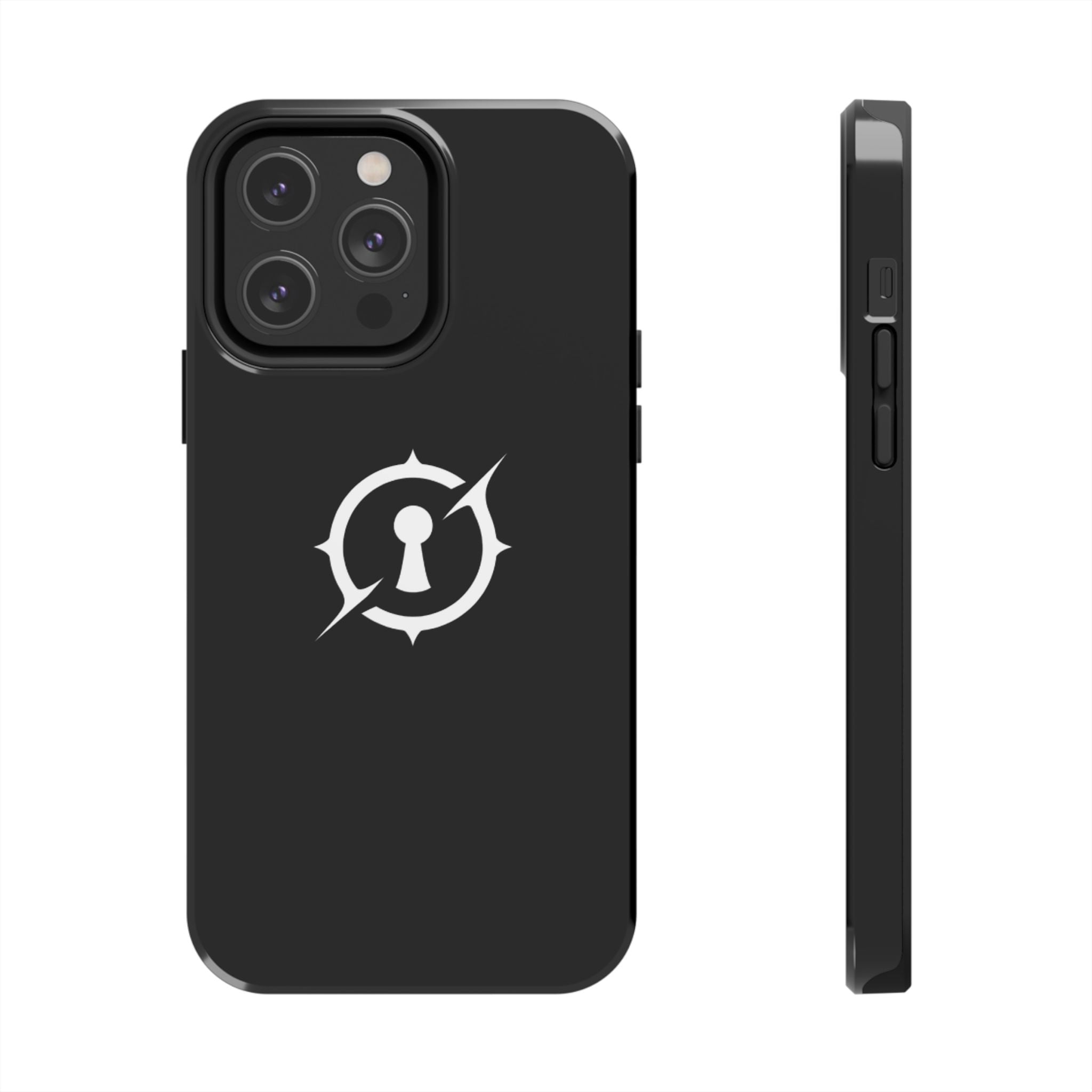 Obsidian Room Keyhole Tough Phone Cases