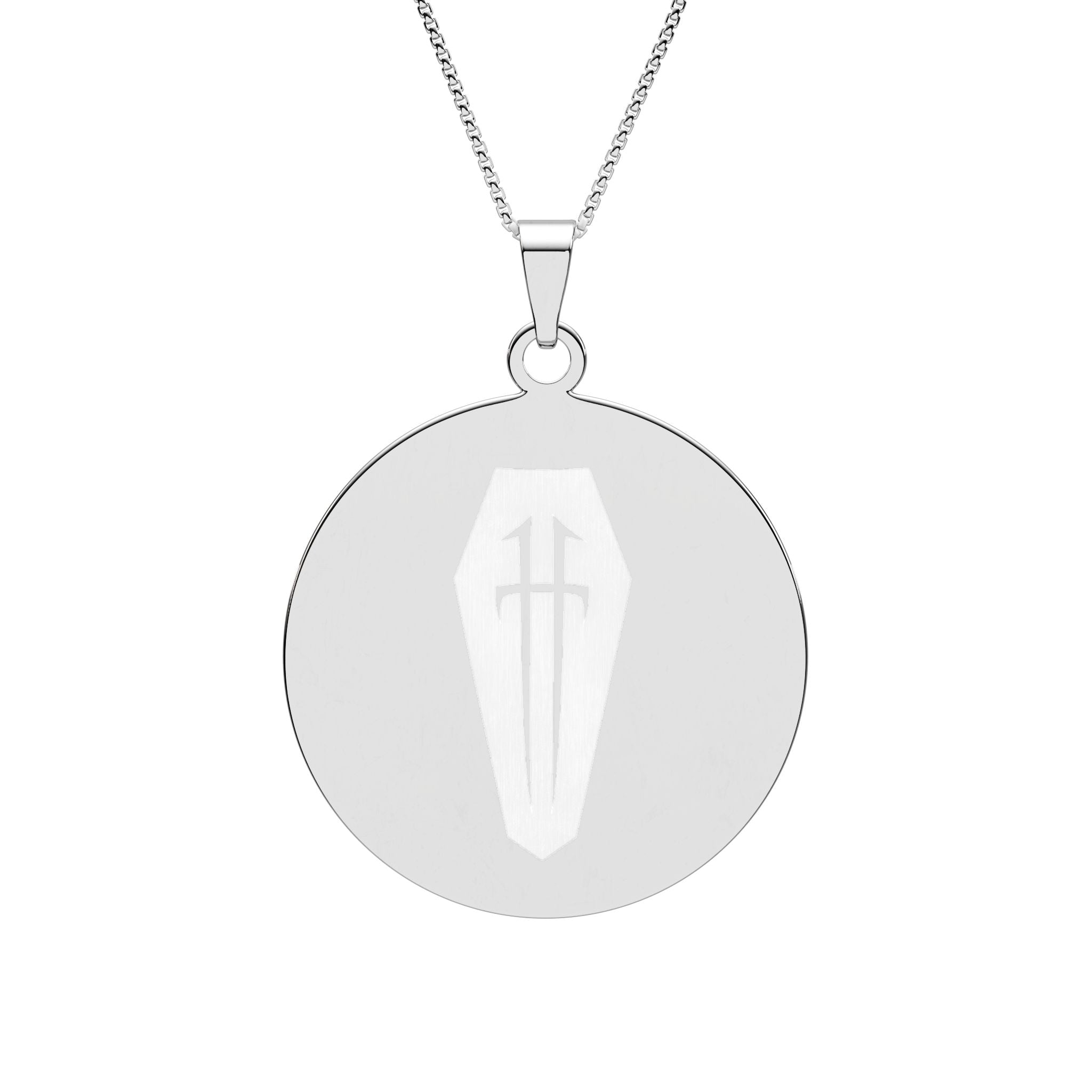 Round Border Photo Pendant