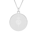 Round Border Photo Pendant