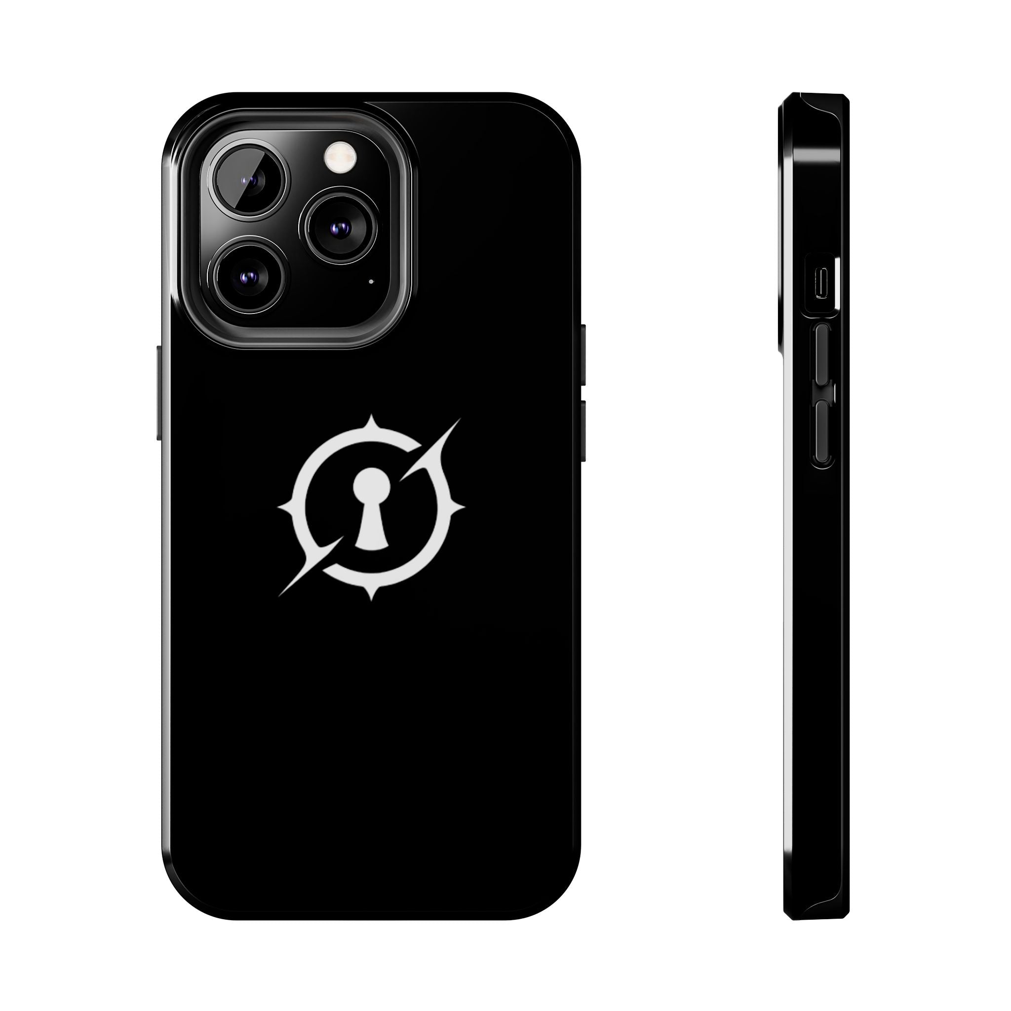 Obsidian Room Keyhole Tough Phone Cases