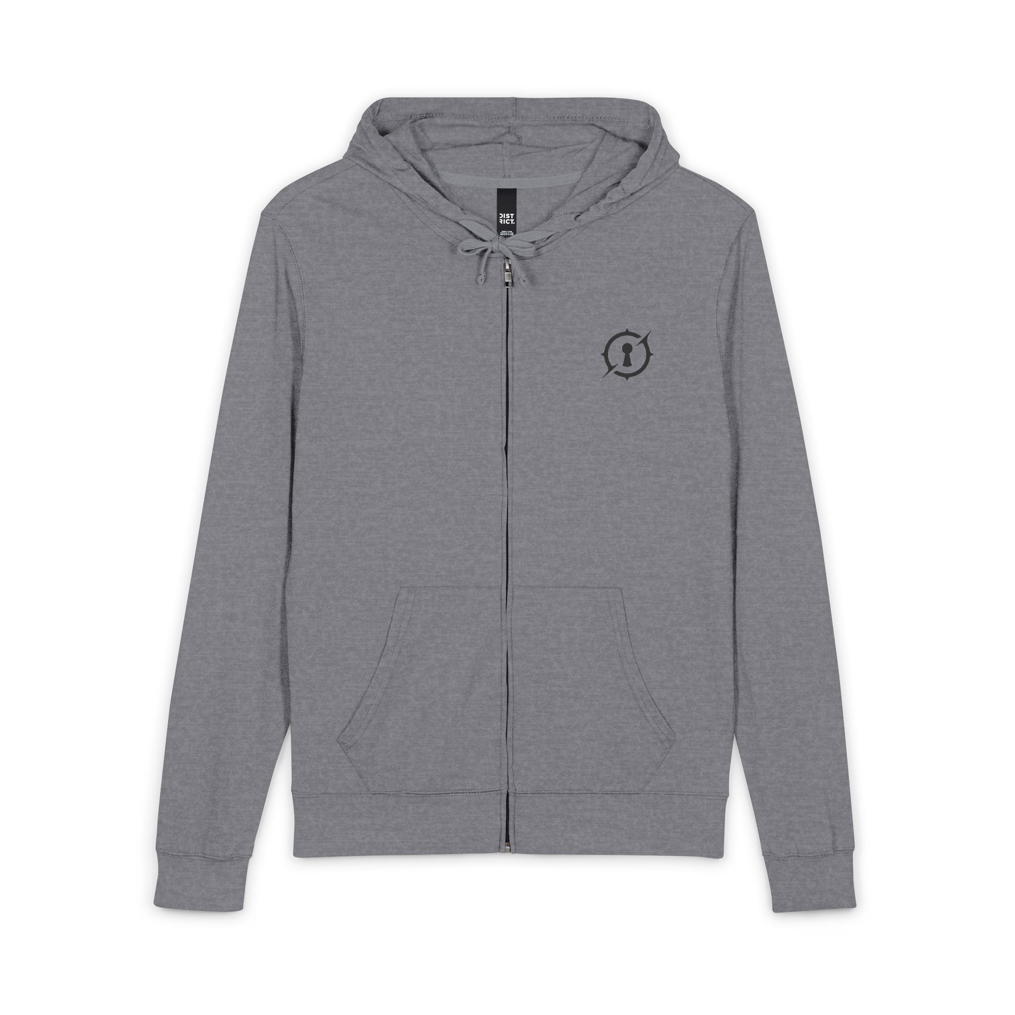 District® Unisex Jersey Full-Zip Hoodie