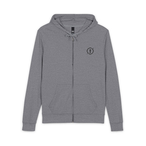 District® Unisex Jersey Full-Zip Hoodie