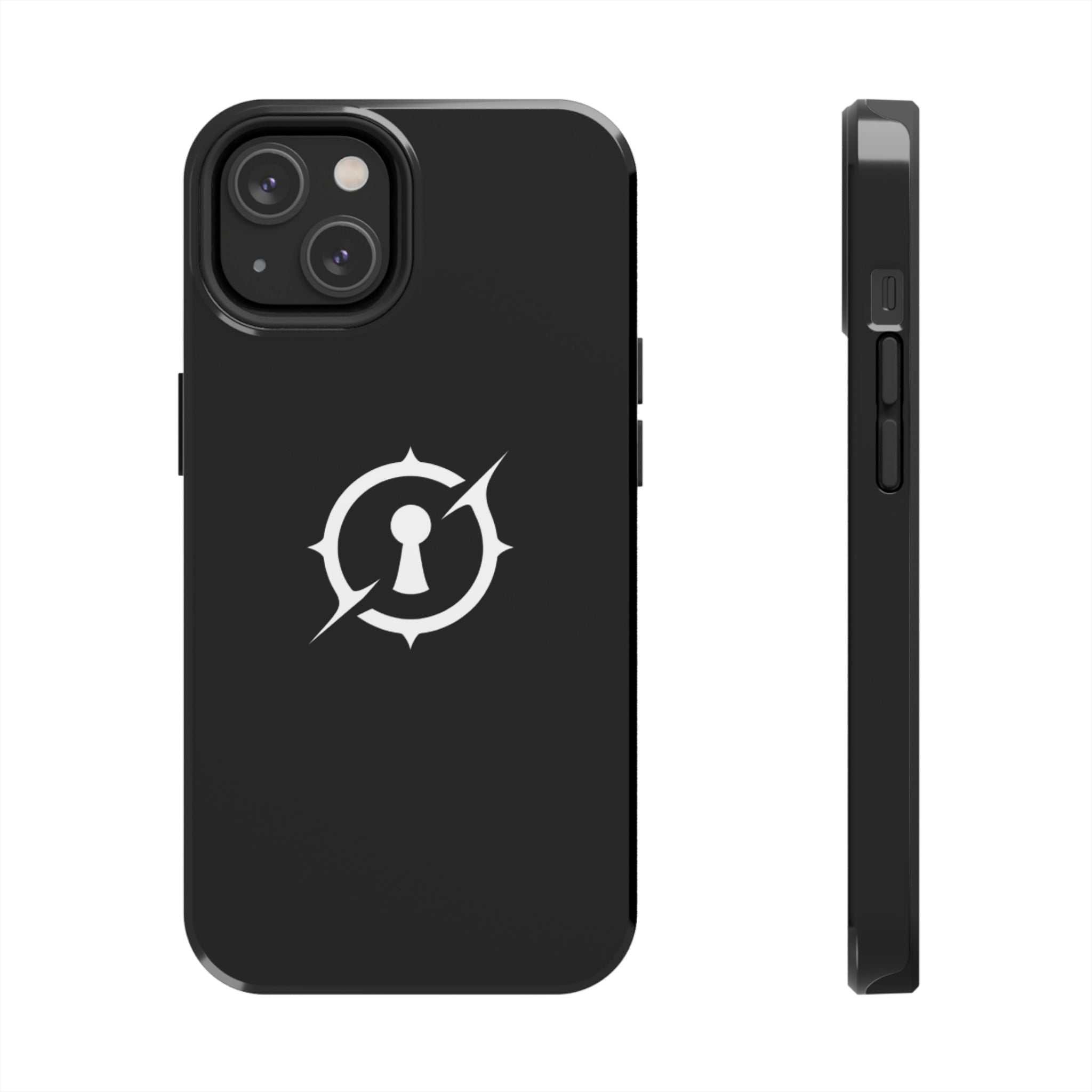 Obsidian Room Keyhole Tough Phone Cases