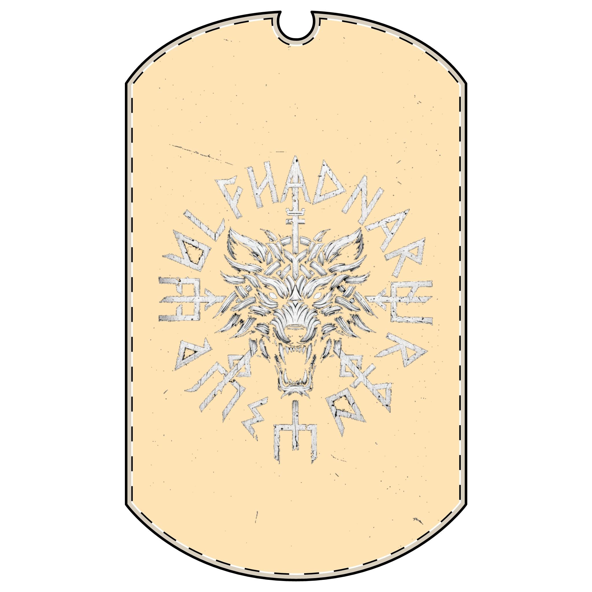 Dog Tag with Chain