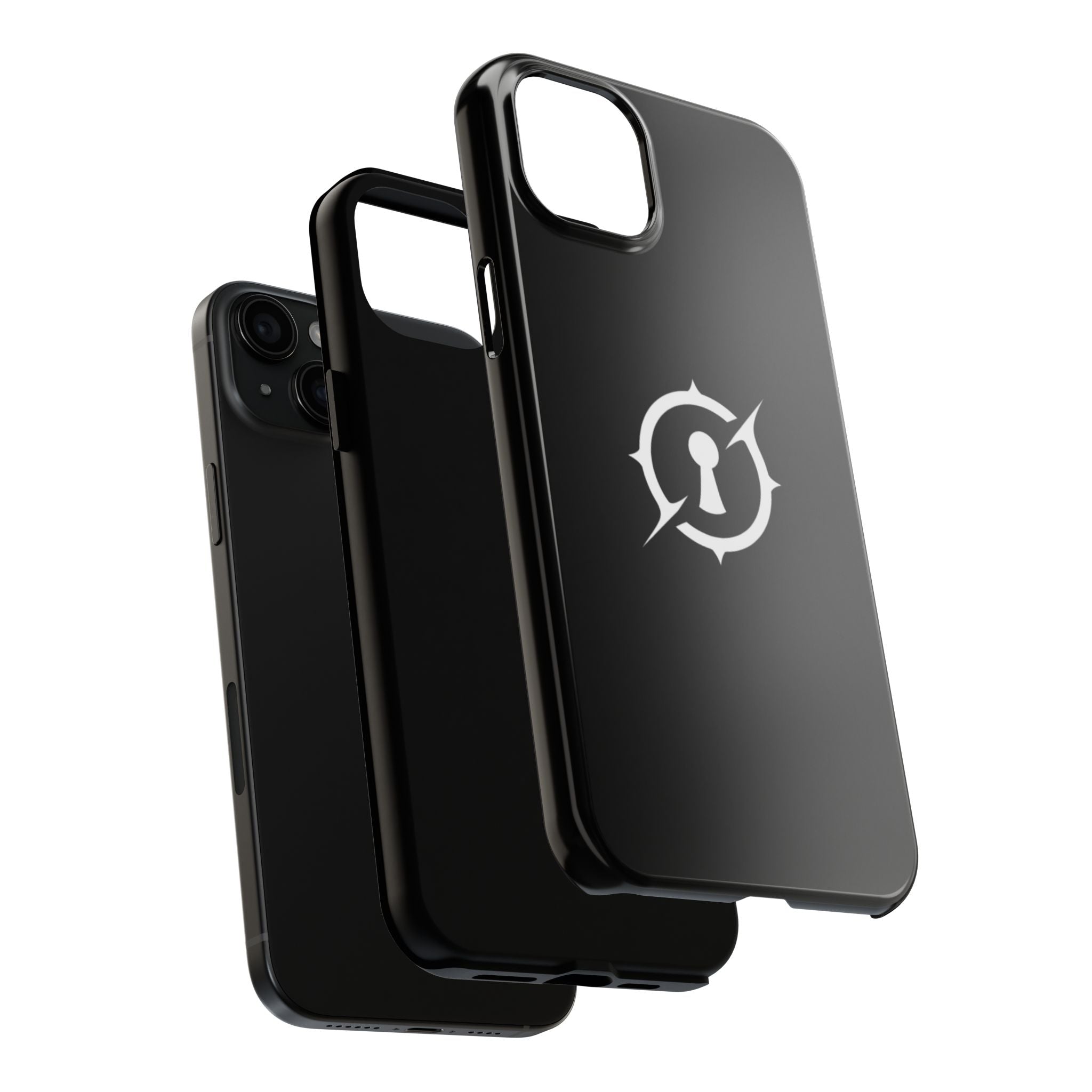 Obsidian Room Keyhole Tough Phone Cases