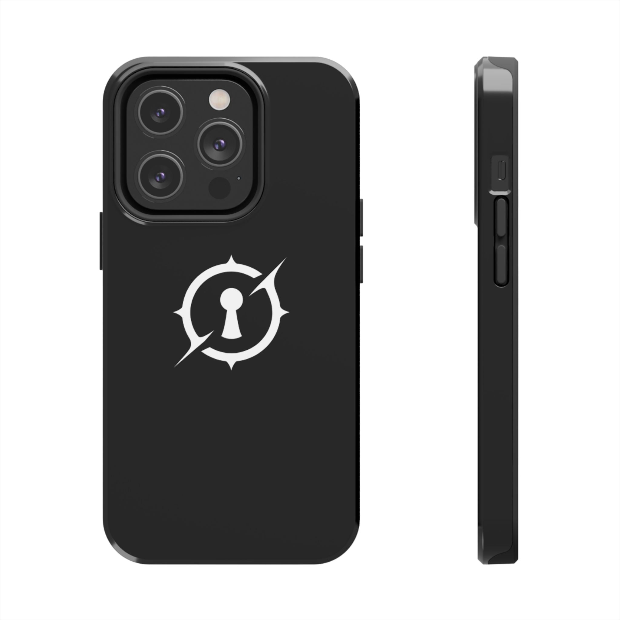 Obsidian Room Keyhole Tough Phone Cases