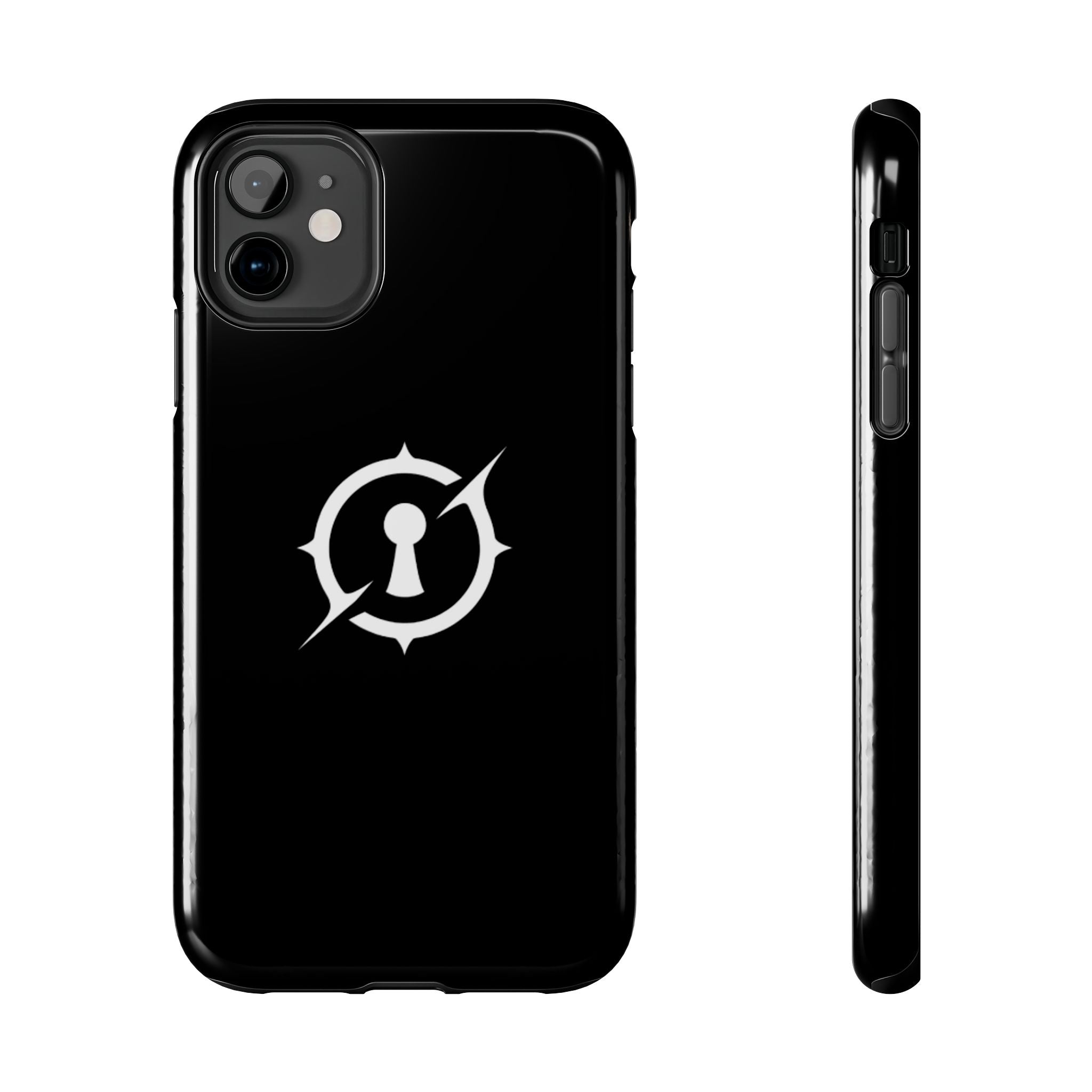 Obsidian Room Keyhole Tough Phone Cases