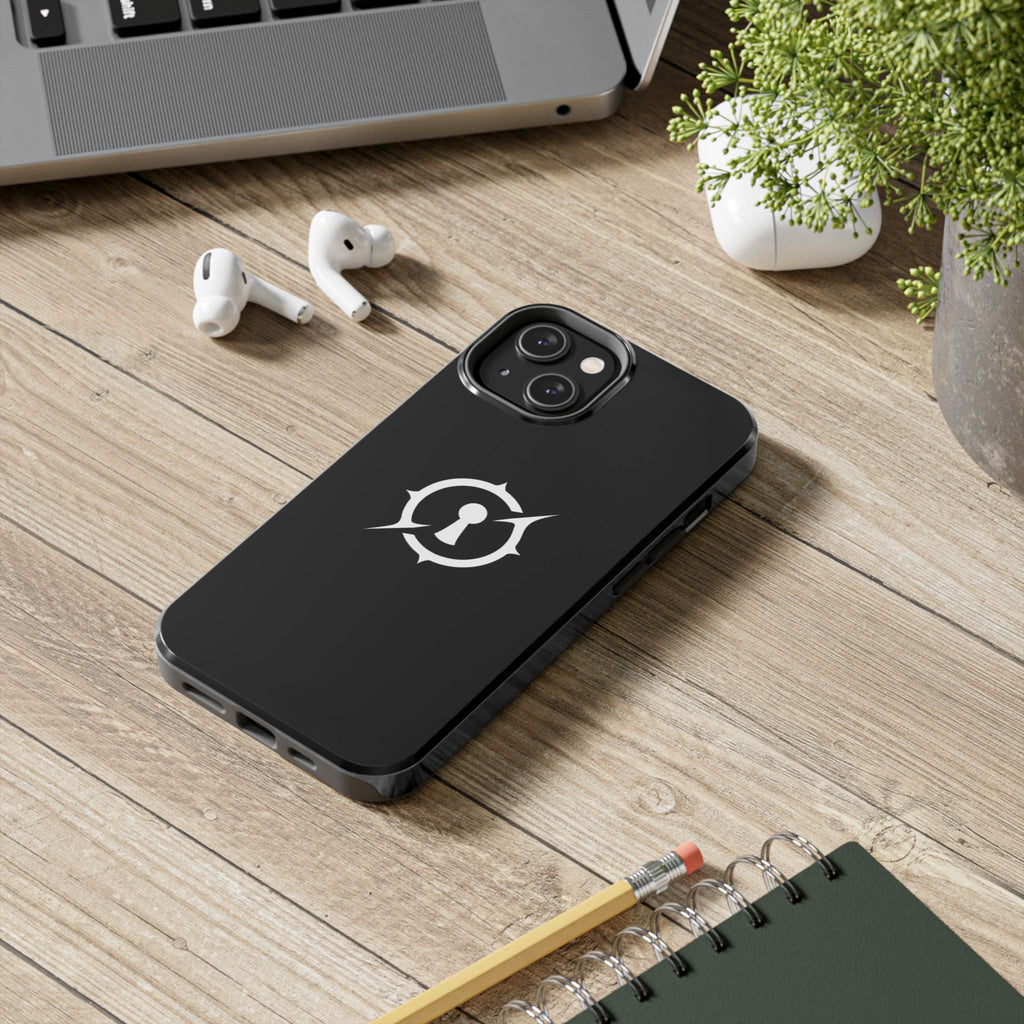 Obsidian Room Keyhole Tough Phone Cases