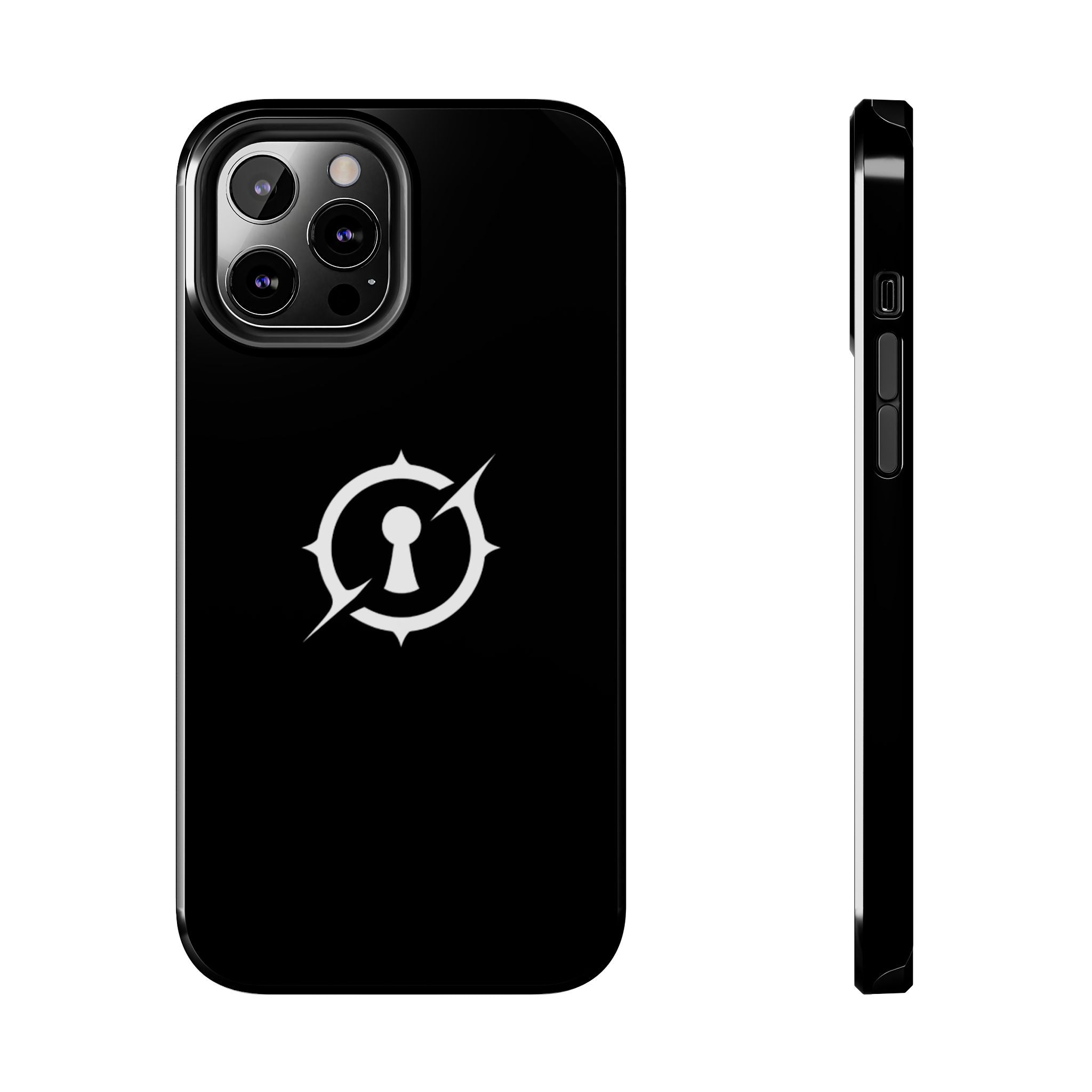 Obsidian Room Keyhole Tough Phone Cases