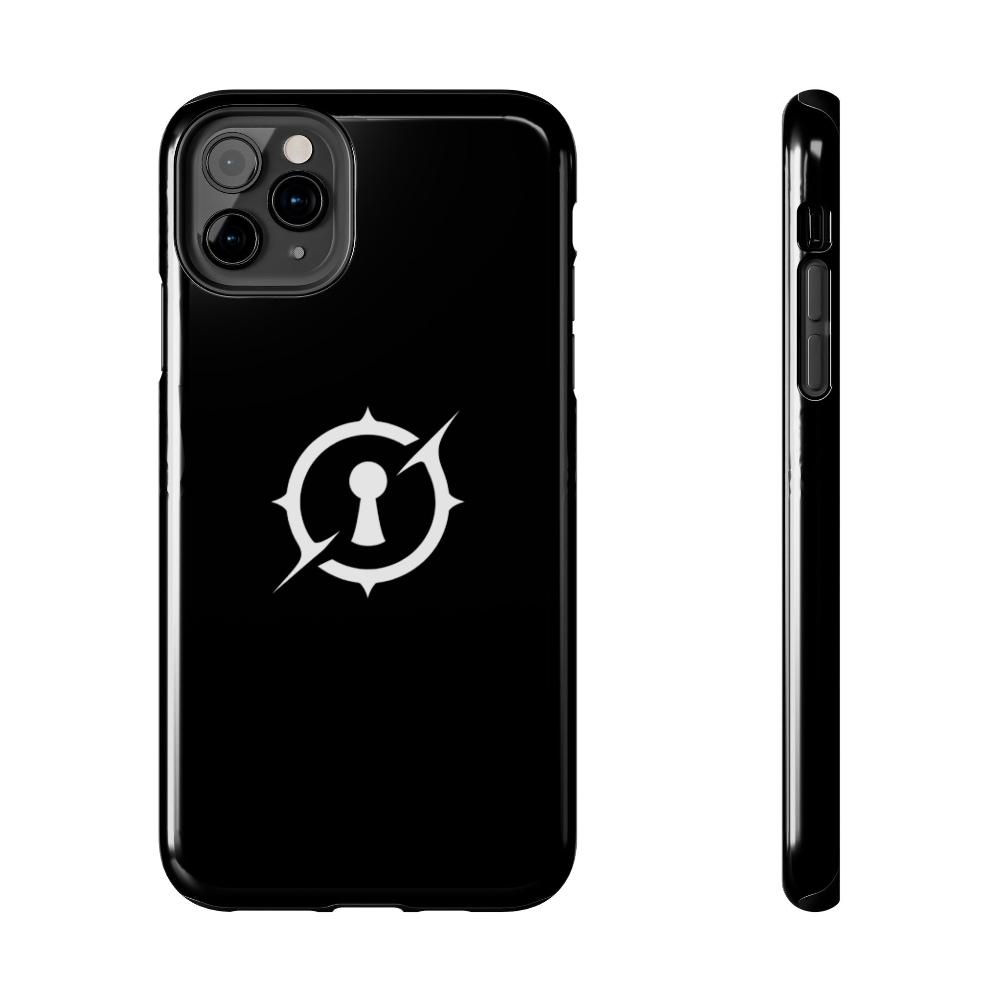 Obsidian Room Keyhole Tough Phone Cases