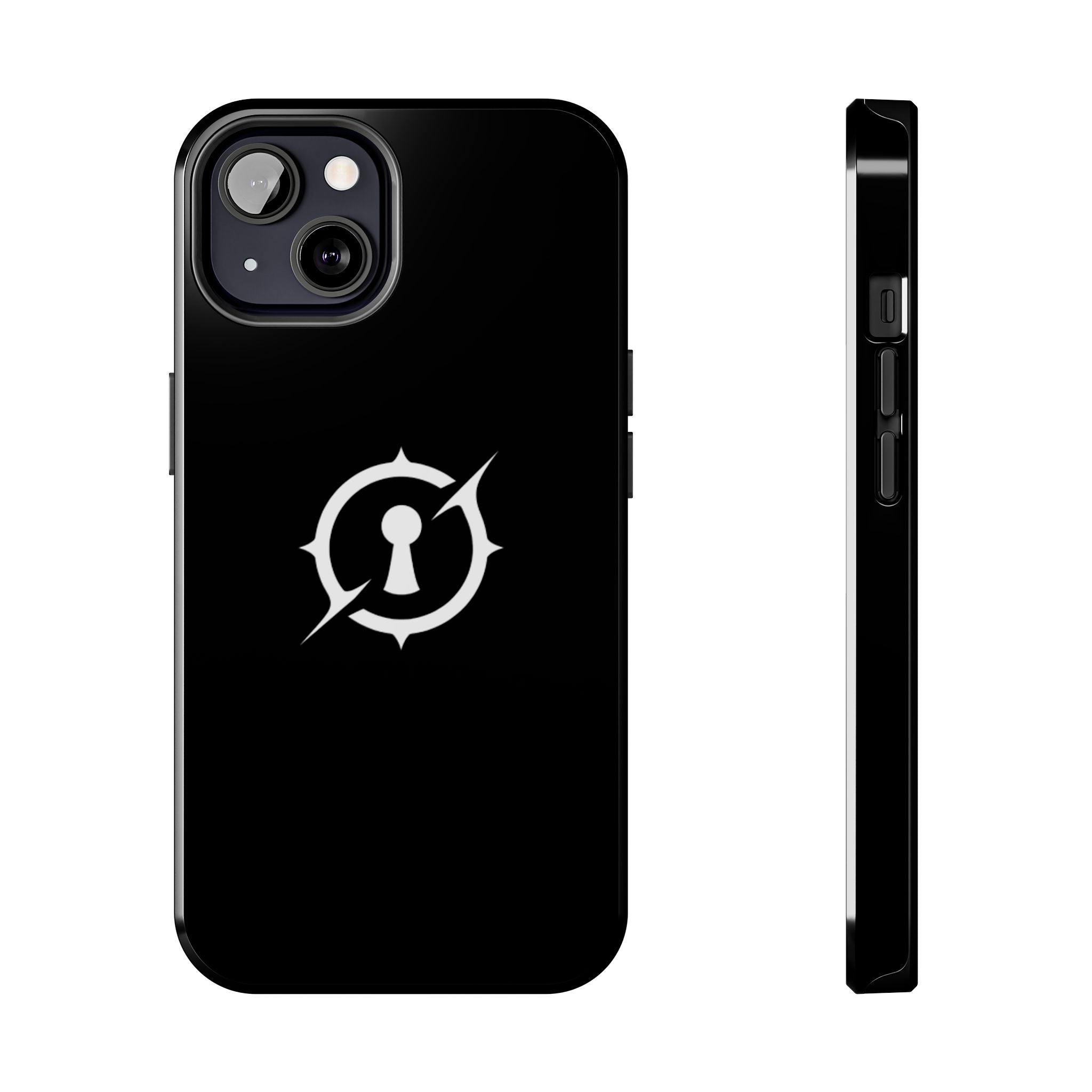 Obsidian Room Keyhole Tough Phone Cases