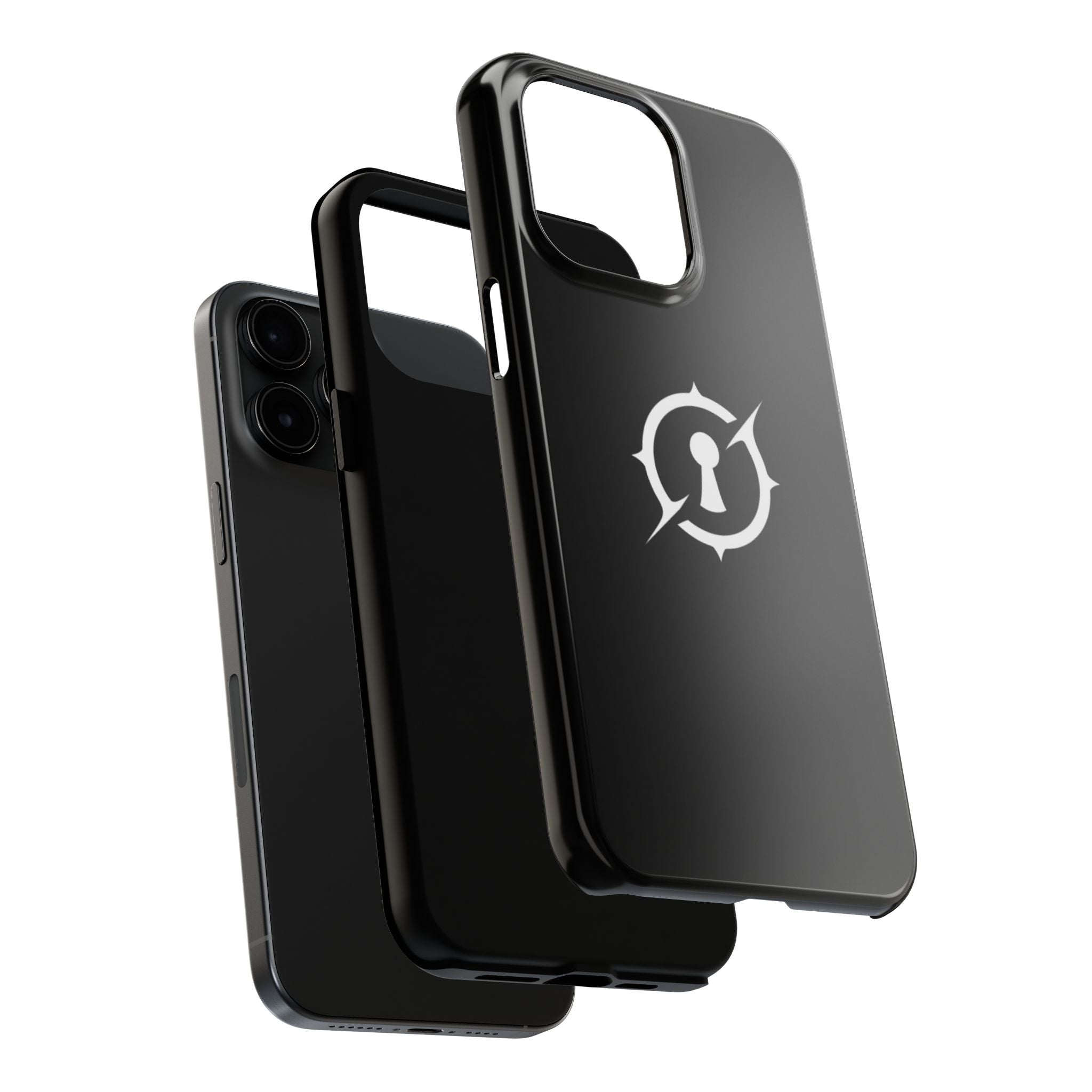 Obsidian Room Keyhole Tough Phone Cases
