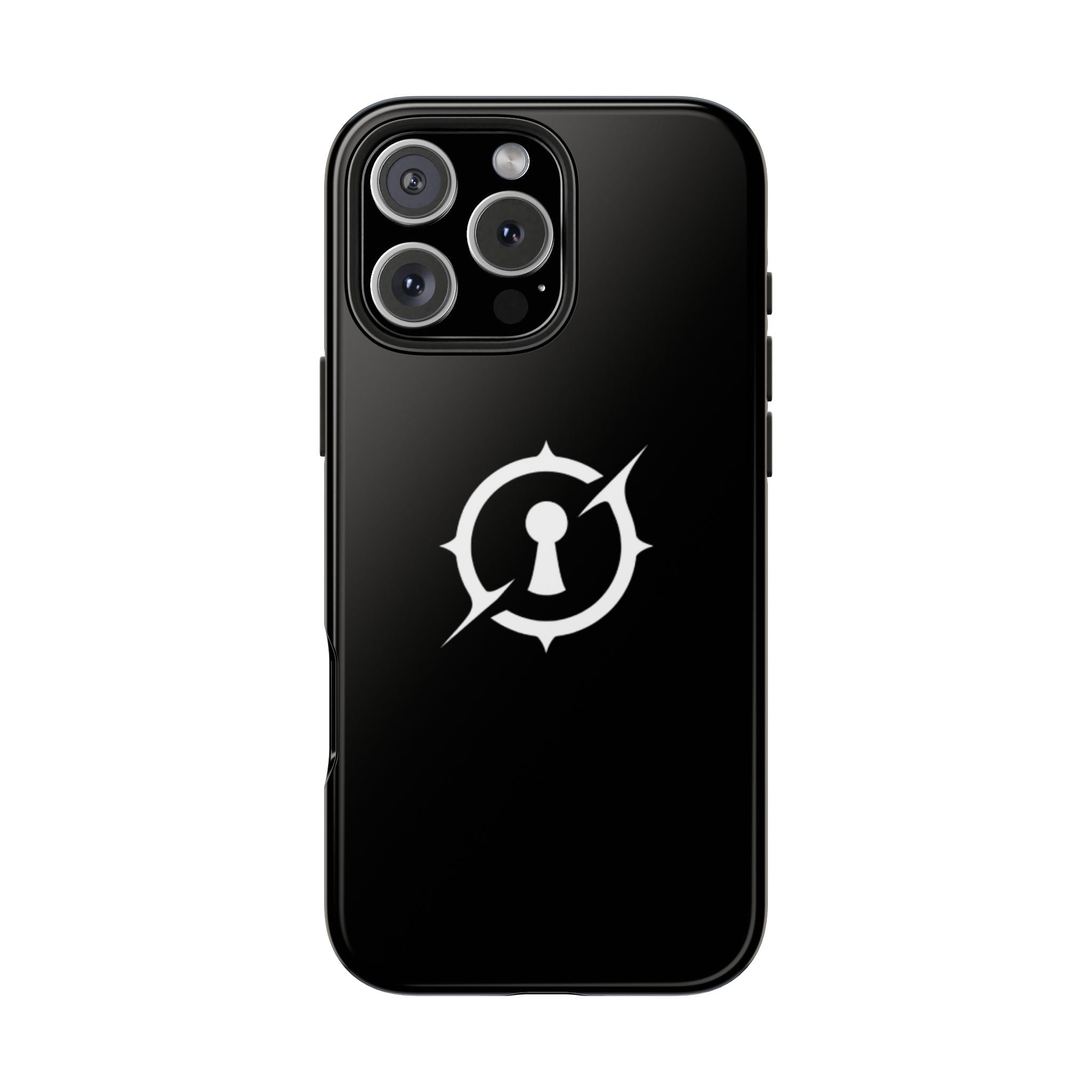Obsidian Room Keyhole Tough Phone Cases