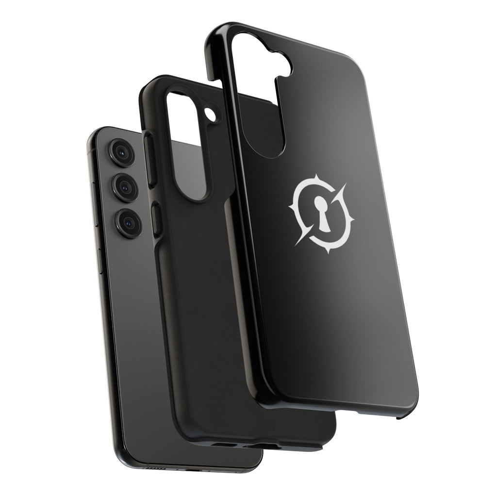 Obsidian Room Keyhole Tough Phone Cases