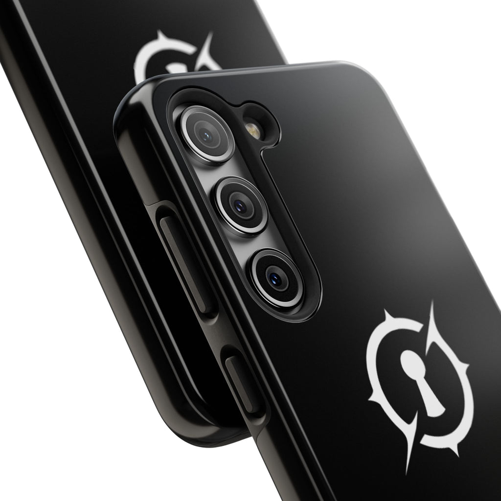 Obsidian Room Keyhole Tough Phone Cases