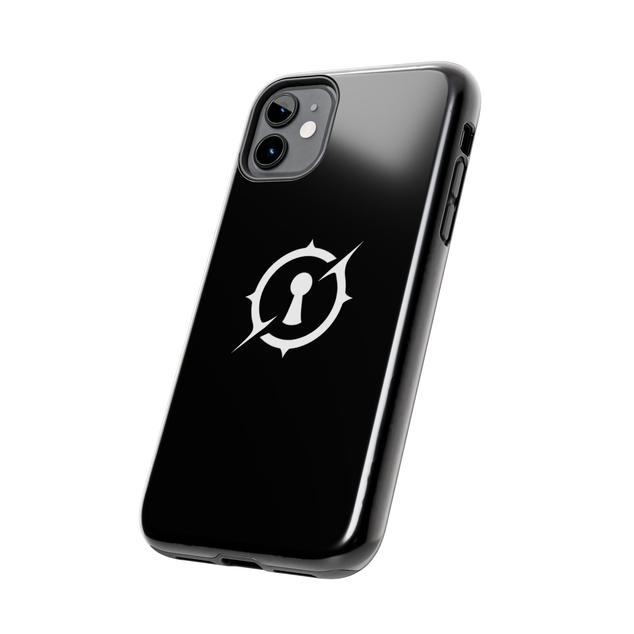 Obsidian Room Keyhole Tough Phone Cases