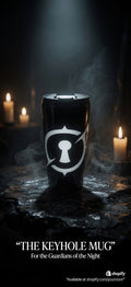 Obsidian Room Keyhole Stainless Steel Travel Mug